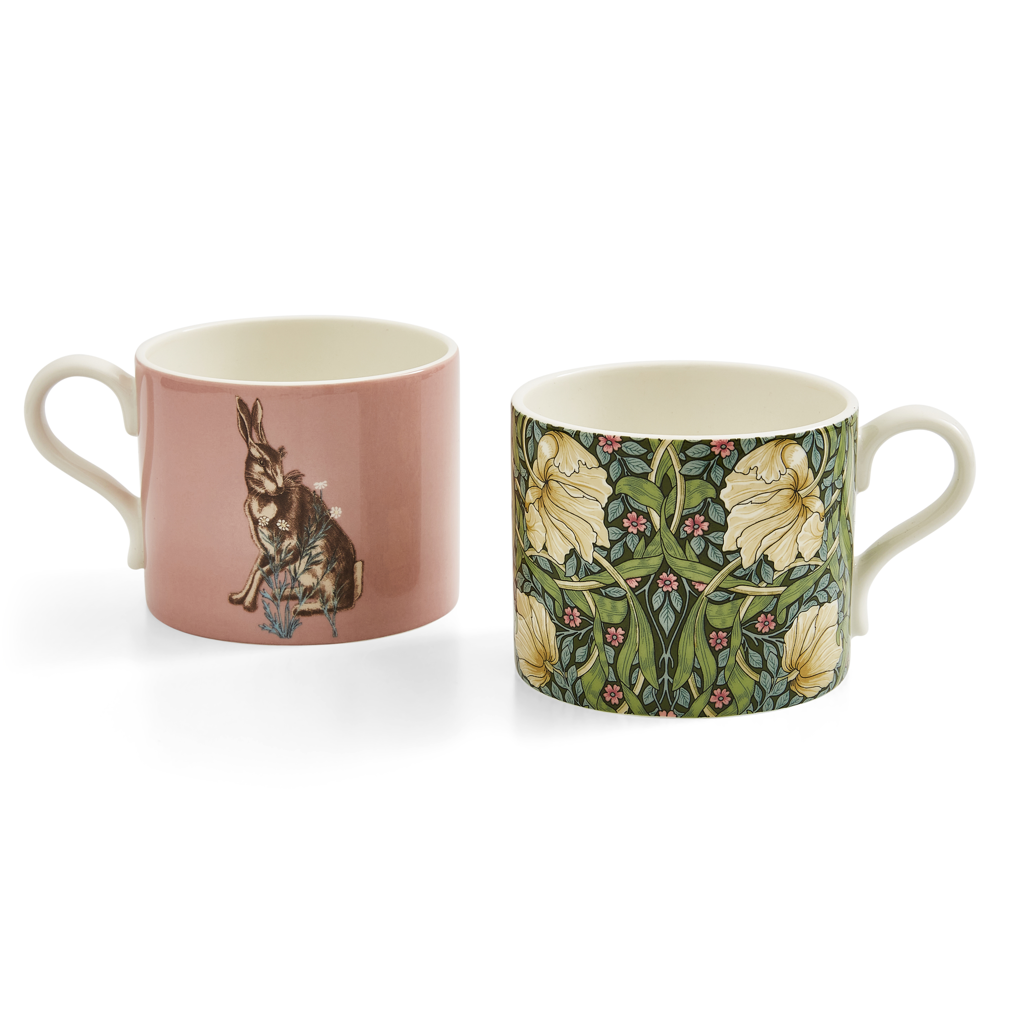 Morris & Co Set of 2 Mugs (Pimpernel & Forest Hare) image number null
